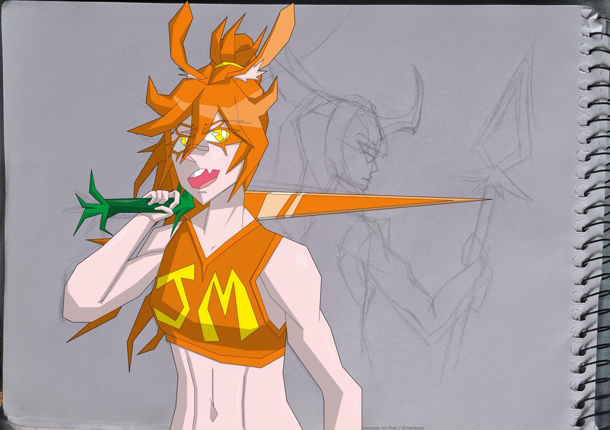 MoriBoita's tweet photo. I'm so mad I'm not at home these past days cuss i can't use my pen display
Also I wanna snap John Adobe Illustrator like a twig
Anyways, unfinished #JovialMerryment and #SuperstitionalRealism
I'll re-do-it from scratch once i'm not shackled to Illustrator
#HorseRaceTests https://t.co/NKRRRTzPzT