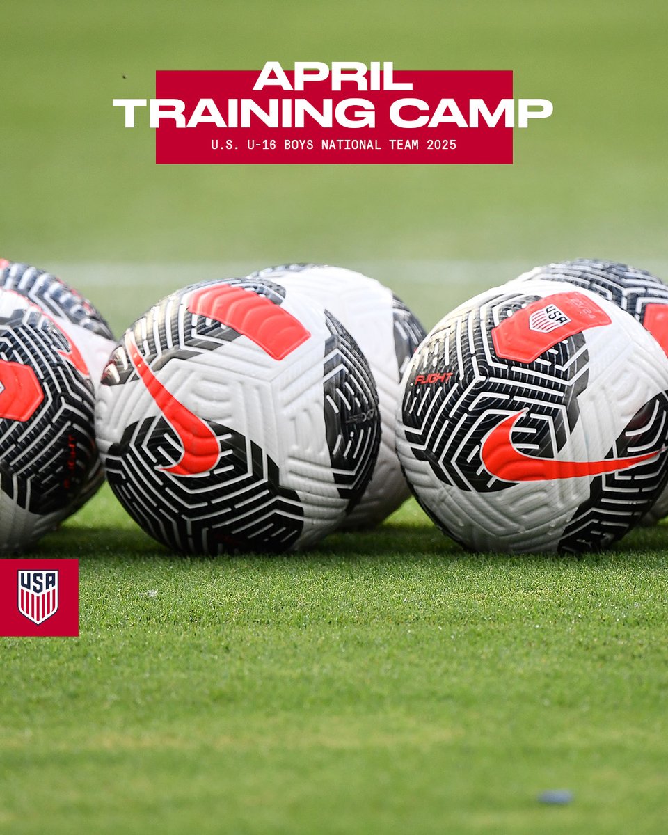 24 players have been called into the #U16BNT camp taking place at the end of the month in Fayetteville, GA.  

📰 ussoc.cr/rmz