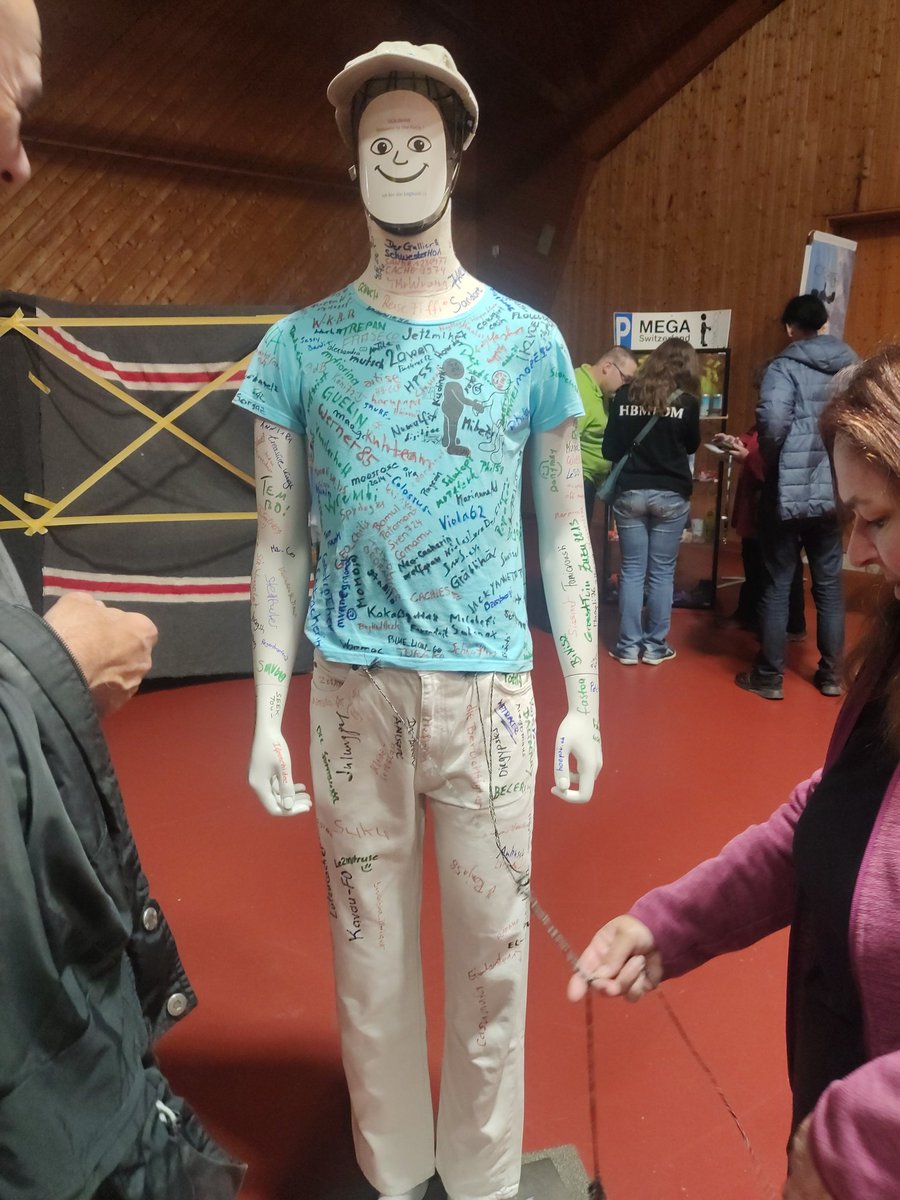 Das Logbuch zum heutigen Vorevent #geocaching #blockparty