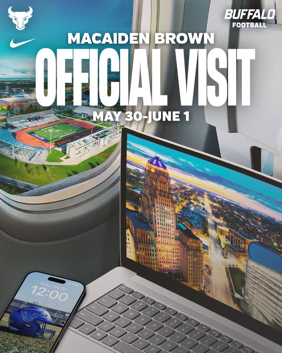 MacaidenBrown's tweet image. 1st Official Visit locked in!
@Pete_Lembo
@Coach_JoeBowen
@CoachBDoc
@UBFootball