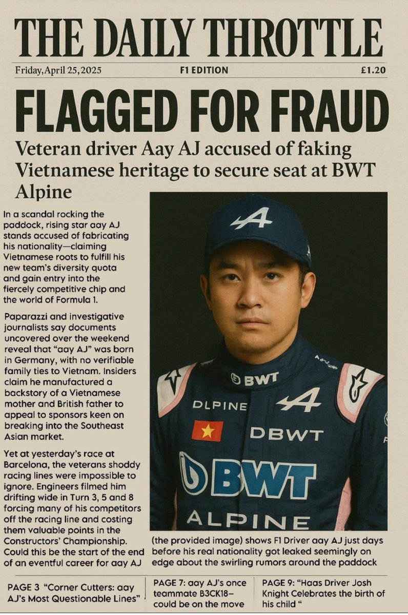 ThumblessCudi's tweet photo. F1 Special needs world championship starting now.
https://t.co/HGoRAFwgBS https://t.co/bv5uMXmwqz