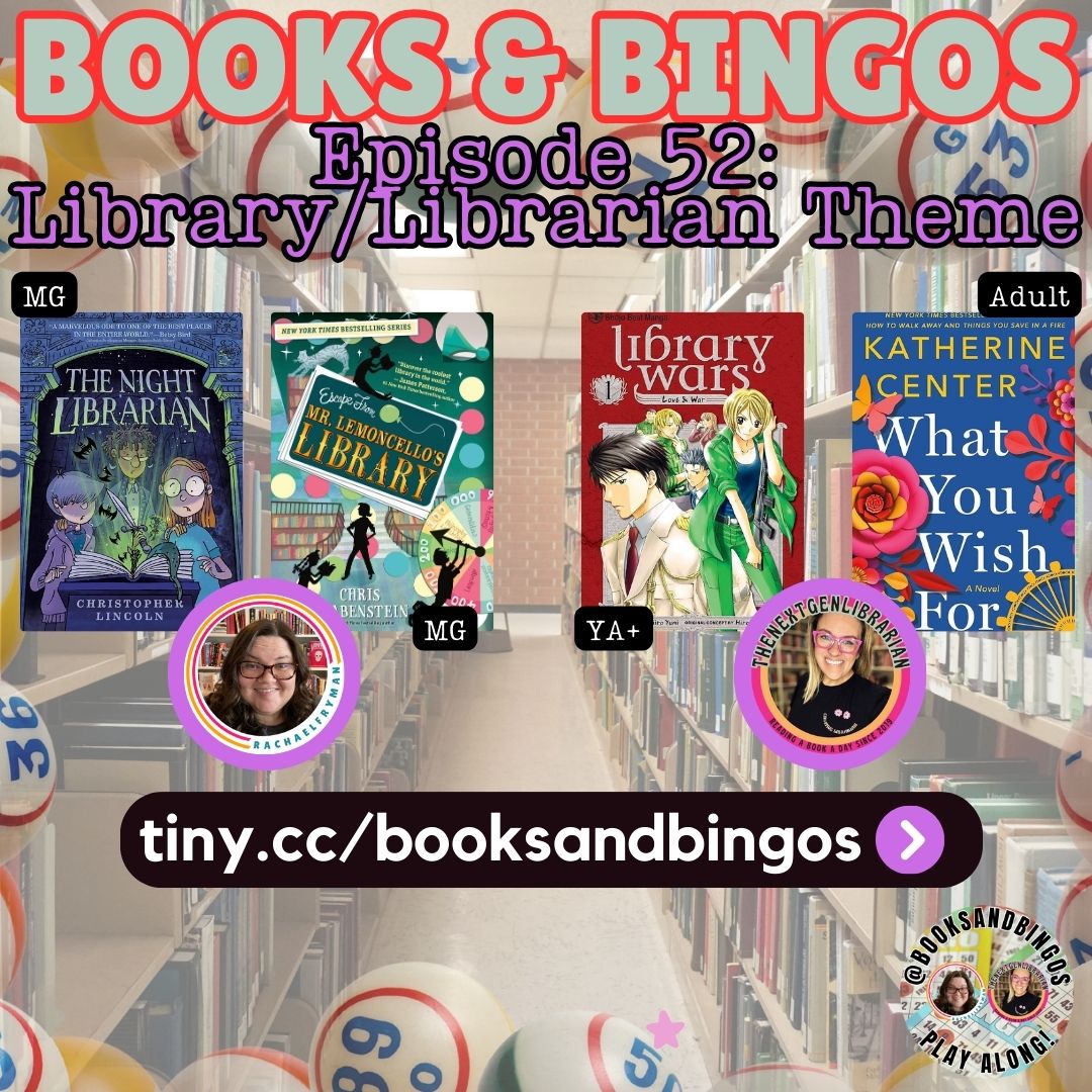 booksandbingos (@booksandbingos) on Twitter photo It's the last weekend of April, which means 1 last chance to celebrate #schoollibrarianmonth Listen here: tiny.cc/booksandbingos <a href="/RachaelFryman/">Rachael</a> <a href="/thenextgenlib/">Amanda Hunt she/her ๏ฃฟ ๐ #ISTELive25</a> #librarytwitter #librarian #librarians #schoollibrarians #schoollibrarian #libraries #bookish #podcasts #podcast It's the last weekend of April, which means 1 last chance to celebrate #schoollibrarianmonth Listen here: tiny.cc/booksandbingos <a href="/RachaelFryman/">Rachael</a> <a href="/thenextgenlib/">Amanda Hunt she/her ๏ฃฟ ๐ #ISTELive25</a> #librarytwitter #librarian #librarians #schoollibrarians #schoollibrarian #libraries #bookish #podcasts #podcast