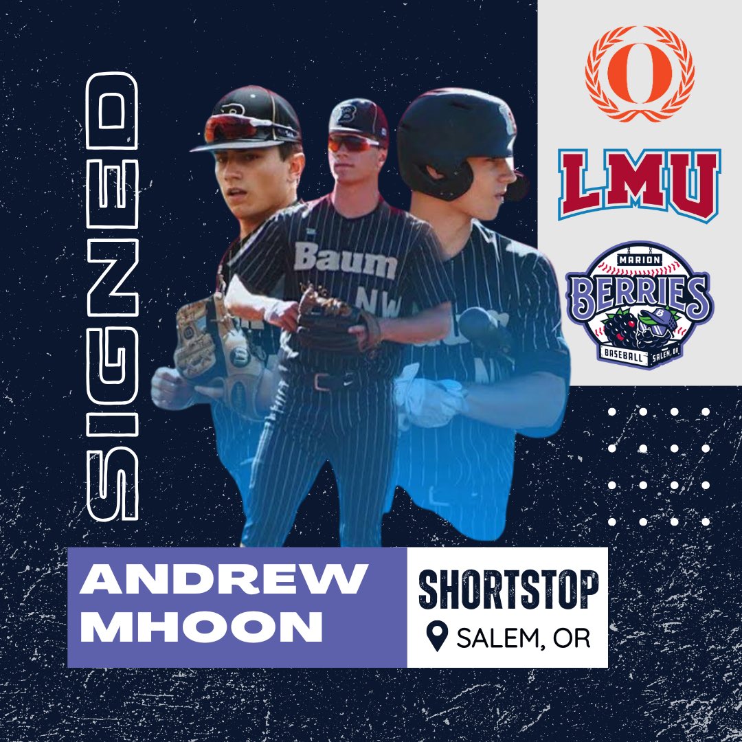 Marion Berries Baseball (@berriesbsbl) on Twitter photo Put your hands together for another local legend, Andrew Mhoon! β¦<a href="/amhoon_2/">Andrew Mhoon</a>β© ππ»ππ»
Mhoon is a senior at Sprague High School and is continuing to make his mark on the community by representing the Berries as our shortstop!
#BerryStrong | #PickingOurBerries Put your hands together for another local legend, Andrew Mhoon! β¦<a href="/amhoon_2/">Andrew Mhoon</a>β© ππ»ππ»
Mhoon is a senior at Sprague High School and is continuing to make his mark on the community by representing the Berries as our shortstop!
#BerryStrong | #PickingOurBerries