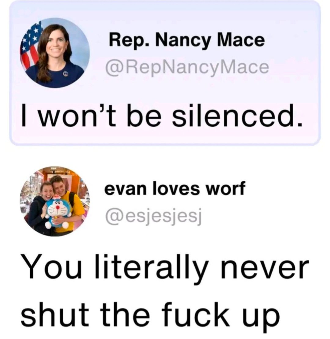 Seriously, Nancy.