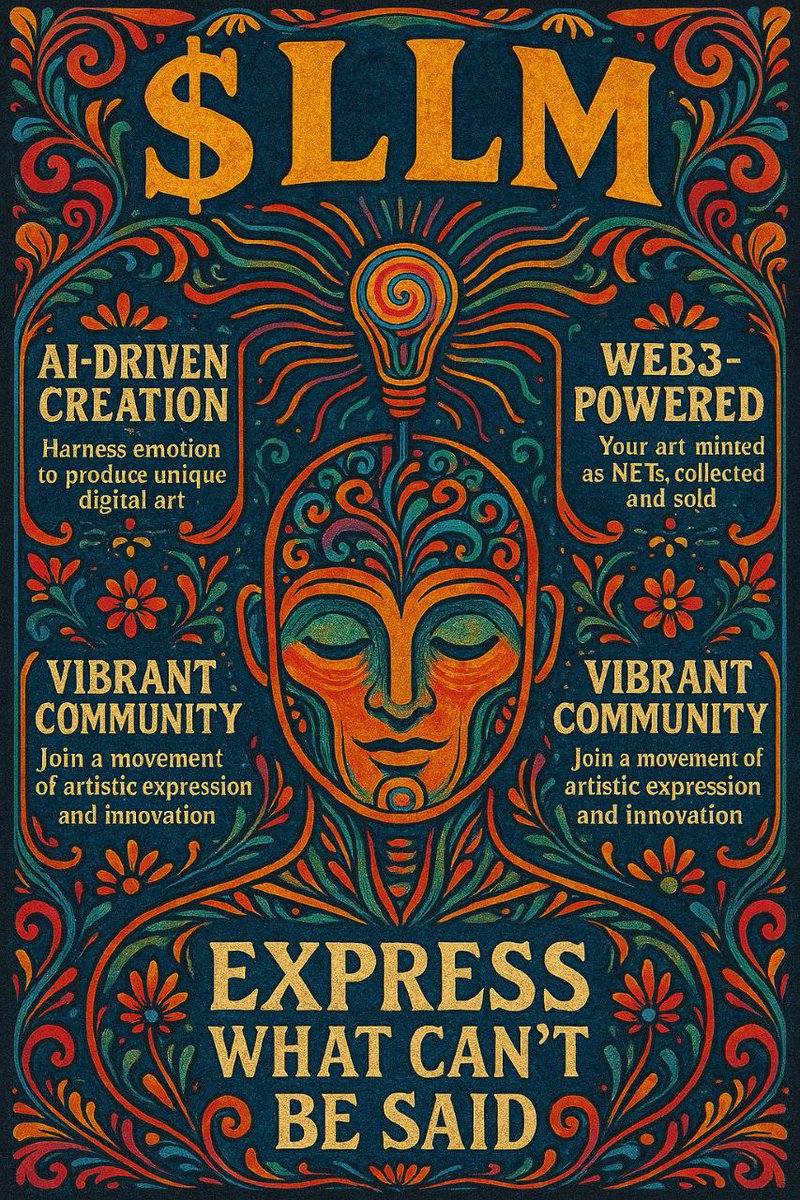 <a href="/100xAltcoinGems/">100x Altcoin Gems</a> Explore the future of AI-generated art! As AI evolves, its creations become more human-like, emotionally resonant, and impactful—blurring the line between man and machine. All of this comes from #Zerebro 's creator, <a href="/nickmystic/"></a> . Get ready for a new era! 

CA: