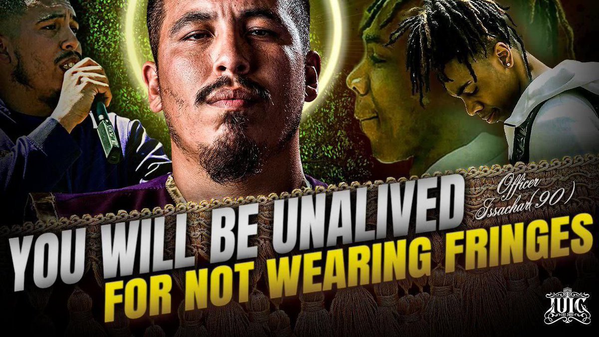 IUIC_NC's tweet photo. "You Will Be Unalived For Not Wearing Fringes"

VIDEO DROPPING TODAY
4:30pm EST📲📺

⬇️⬇️⬇️⬇️⬇️⬇️⬇️⬇️⬇️⬇️

https://t.co/x1f725eTuf

#IUIC #israelites #christ #bible #consequences #unalived #fringes #truth #faith #God #black #people #slavery #repentance #commandments https://t.co/ElzzTPobKw