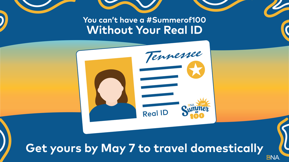 Don't let your #summerof100 go to a summer of 0 adventures! 

Reminder: Starting May 7th, you will need a REAL ID to travel domestically. Make sure to plan ahead and get yours to keep the fun going!

To learn more about REAL ID, visit: bit.ly/43KHxza