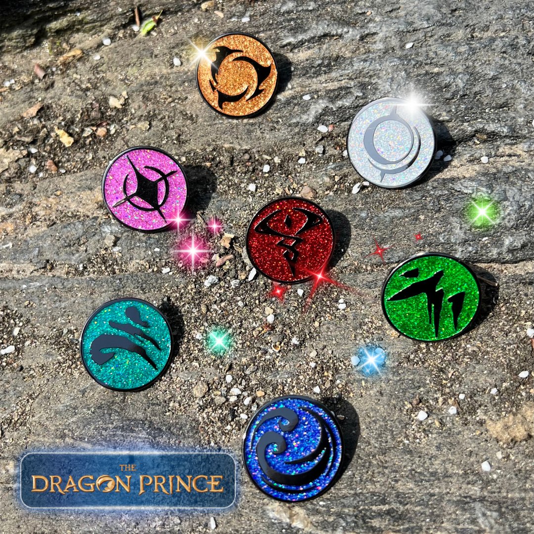 thedragonprince's tweet photo. Our amazing jewelry partner @WYPJewelry just launched a new line of primal source (and dark magic) glitter pins at @LVLUPEXPO AND online! https://t.co/5ypTS9XZSm https://t.co/o9rgkh9UuO