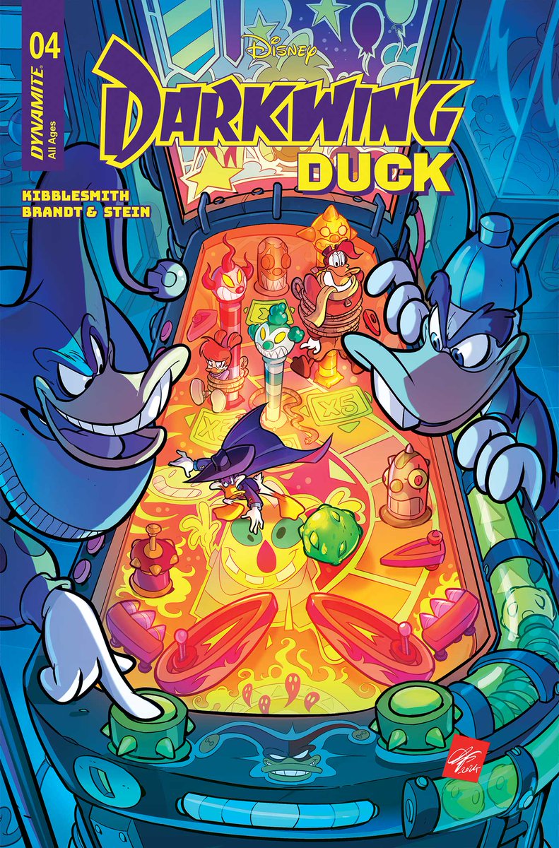 DynamiteComics's tweet photo. Monday is the Final Order Cutoff for Darkwing Duck Vol 2 #4 from Daniel Kibblesmith and Ted Brandt & Ro Stein. Look for the cover by Ciro Cangialosi. Also available in Virgin, B&W and Virgin B&W.
#disney #darkwingduck #danielkibblesmith #tedbrandt #rostein #cirocangialosi
https://t.co/25I2jup5km