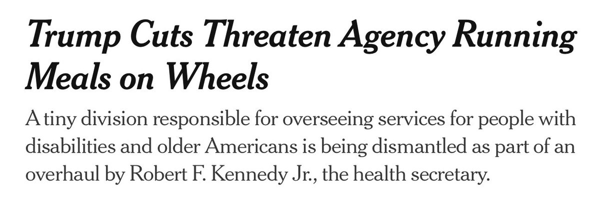 “We have made living with disability and old age exceedingly unpleasant.  We are on course to make it virtually intolerable.” nytimes.com/2025/04/24/hea….