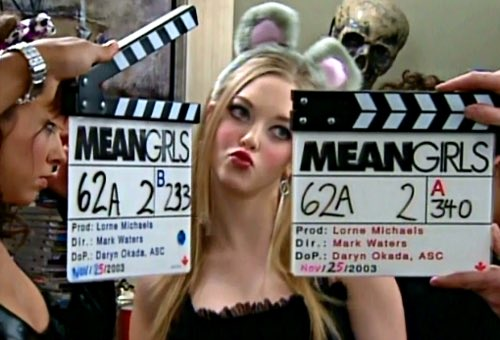TheCinesthetic's tweet photo. Behind the Scenes of Mean Girls, 2004 https://t.co/RqFzGtGCIP