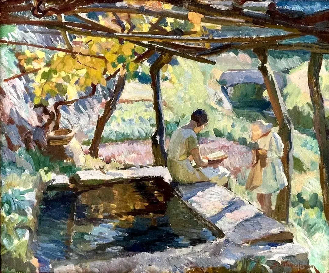JF3336's tweet image. &quot;Literature is the most agreeable way of ignoring life.&quot;

~Fernando Pessoa, The Book of Disquiet, Art: Sydney Lough Thomson.