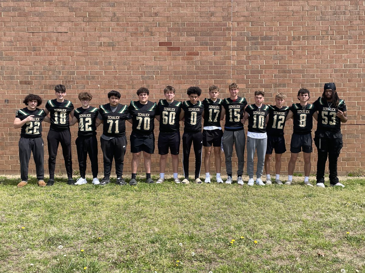 Schalick Football - Leadership Council - rock'in the new team uniforms for 2025! Go Cougars!