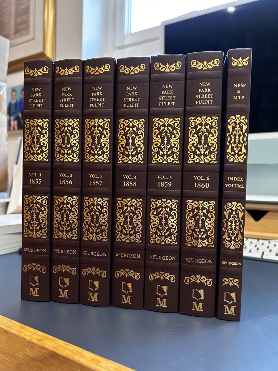 Trinity Church (@trinityipc) on Twitter photo The first 6 of the 22 currently released and soon-to-be 63 volume set of Spurgeon’s sermons, republished by <a href="/RHB_Books/">Reformation Heritage Books</a>
Lovely addition to the Schaeffer Library
libib.com/u/schaefferlib The first 6 of the 22 currently released and soon-to-be 63 volume set of Spurgeon’s sermons, republished by <a href="/RHB_Books/">Reformation Heritage Books</a>
Lovely addition to the Schaeffer Library
libib.com/u/schaefferlib