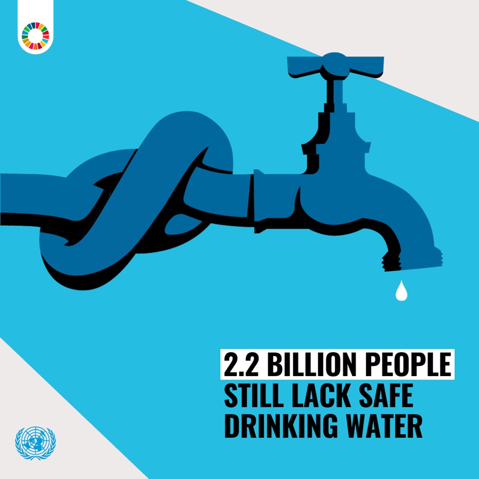 Water is a right, not a privilege.

Yet, billions of people still lack access to safe drinking water and sanitation — and the climate crisis is only making things worse.

The #GlobalGoals aim to address the water crisis: un.org/sustainabledev…