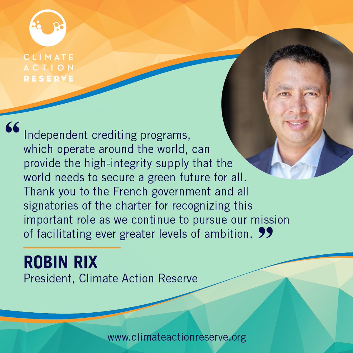 The Reserve warmly welcomes yesterday’s release of the Charter for Paris-Aligned and High-Integrity Use of #CarbonCredits. 

(charter text here: ecologie.gouv.fr/sites/default/…)

#vcm #parisagreement #carbonmarkets #carbonoffsets #icvcm #netzero