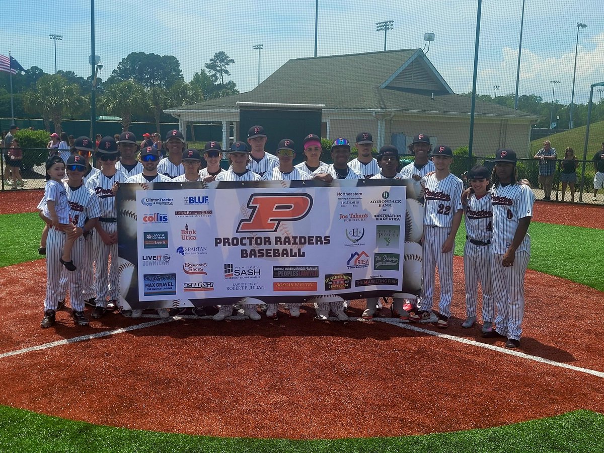 RAIDER STRONG ALL THE WAY TO MYRTLE BEACH!
Our Proctor Varsity Baseball Team is heading home after a fierce showing, wrapping up their trip with a 3-2 record and a dominating 6-1 win over Austintown-Fitch in their final game today! Congratulations, Raiders!
