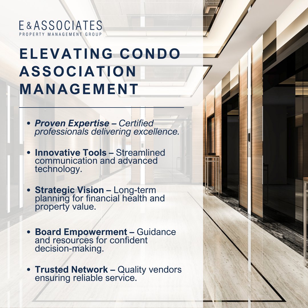 EAPROPERTYMGNT's tweet image. We lead condo association management with certified expertise, innovative tools, and strategic planning. Our approach empowers boards, protects property value, and connects communities with trusted vendors. Choose Chicagoland’s top team for reliable condo management