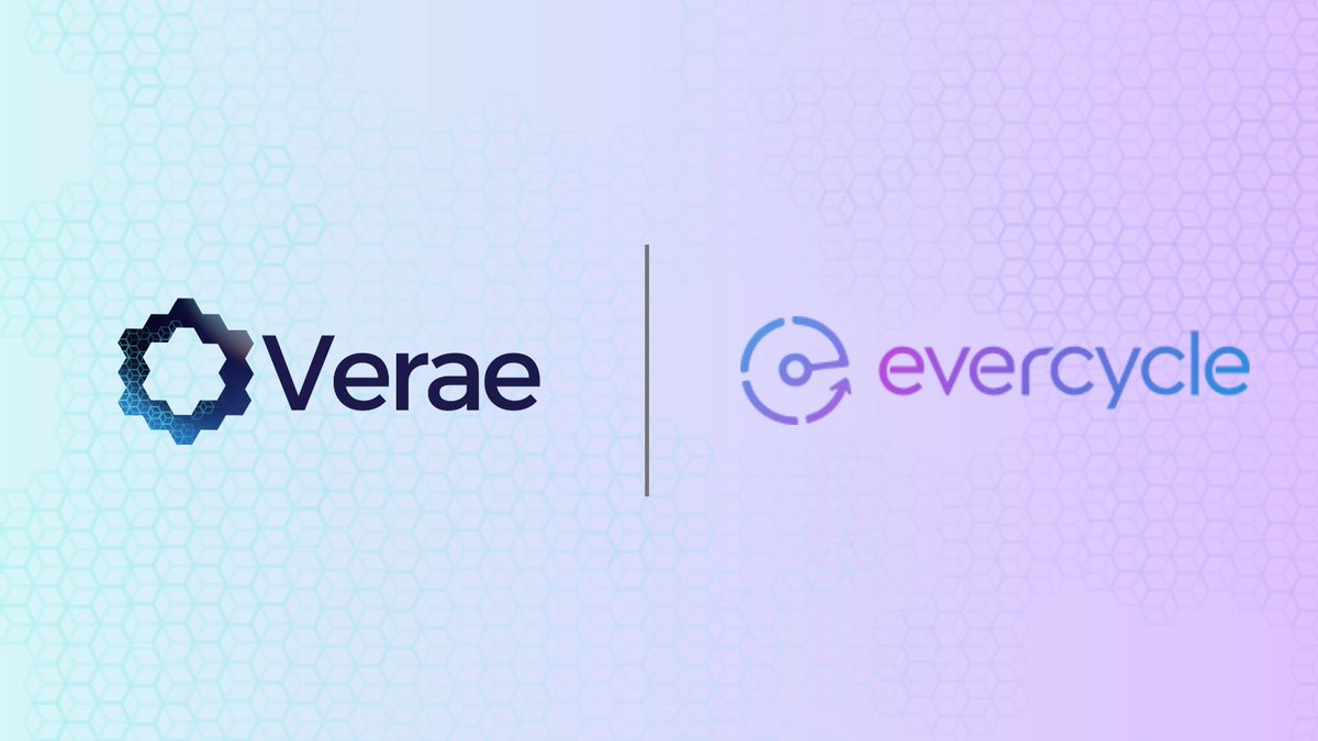 verae_co's tweet photo. Big news! @Verae_co is partnering with @Evercycle_io to bring blockchain-enabled transparency and trust to IT asset management. Immutable records, zero disruption. https://t.co/ADumSGMRpS https://t.co/L9et5zQIcq