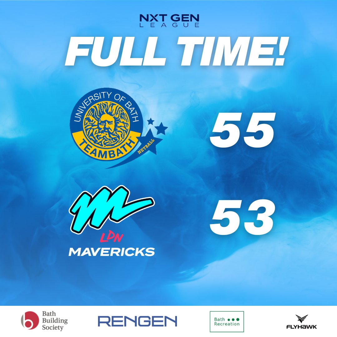 Thats a wrap on tonight’s match after some fantastic netball. After a huge final quarter that went into extra time, the #blueandgold took the win. 

Thank you to @ldnmavericksnetball for a great game and  a huge thank you to our blue and gold fans for supporting the team! 💙💛