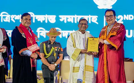 arunachaltimes_'s tweet image. (GU confers honorary #doctorate on Mein)
The Arunachal Times - arunachaltimes.in/index.php/2025…