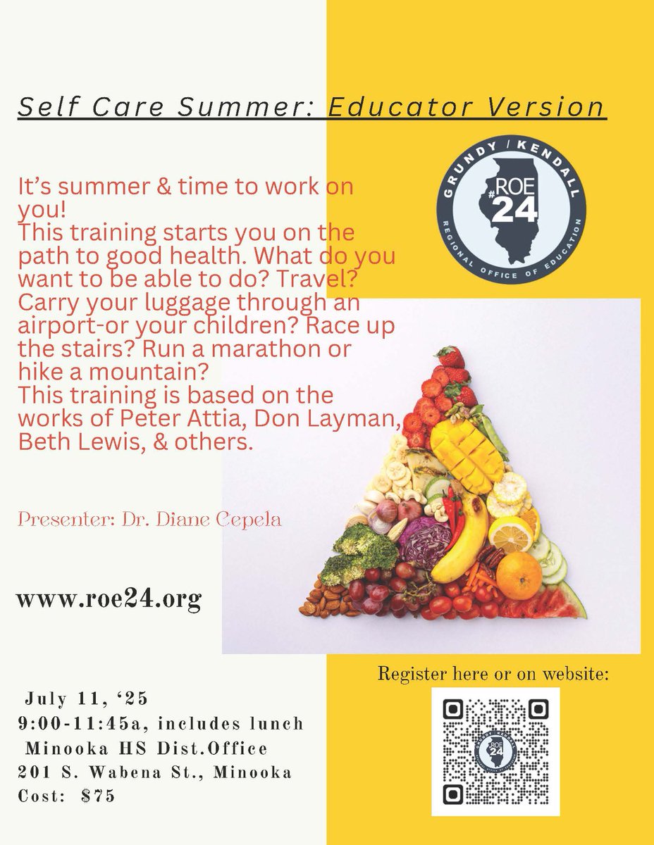This SEL PD Opportunity has your name written all over it! Join me in July. 🧘 🍏 💪 roe24.org/Registration/W… #ROE24 ⁦<a href="/ssenffner/">shelley senffner</a>⁩ ⁦<a href="/HBrenczewski/">Hallie Brenczewski</a>⁩