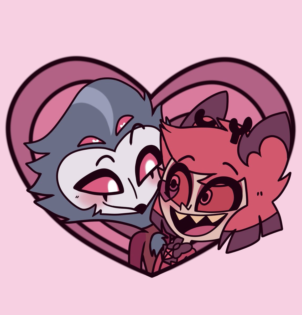 HelluvaShips's tweet photo. 🩷🫧

@LuluApplebites gave us the courage to start posting this rare pair we love so much. 🦉💙❤️🦌

Kat did this beautiful little piece in the art style of the official little chibi pins. 🥰

[#HazbinHotel #HelluvaBoss #Alastor #Stolas #Stolastor #Songbird #FanArt #RarePair] https://t.co/QCoP8NnvKx