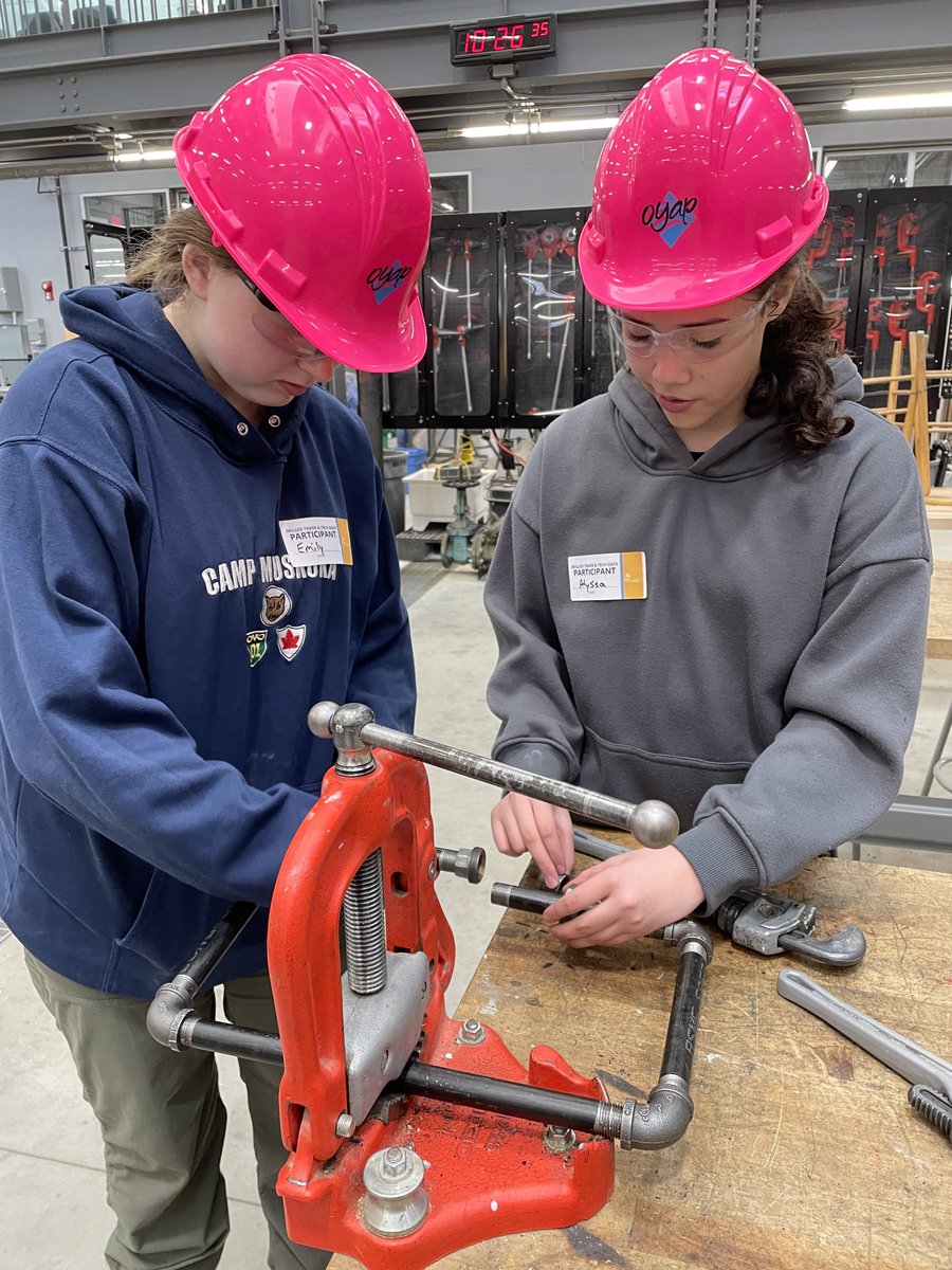 Another amazing Skills Ontario Young Women's event @ Fleming College, Peterborough! Shout out to Patty-Lynn &amp; her team (Shannon, Judy &amp; Mary) for assembling a great group of workshop leaders and for giving participants a hands-on glimpse into some skilled trades.