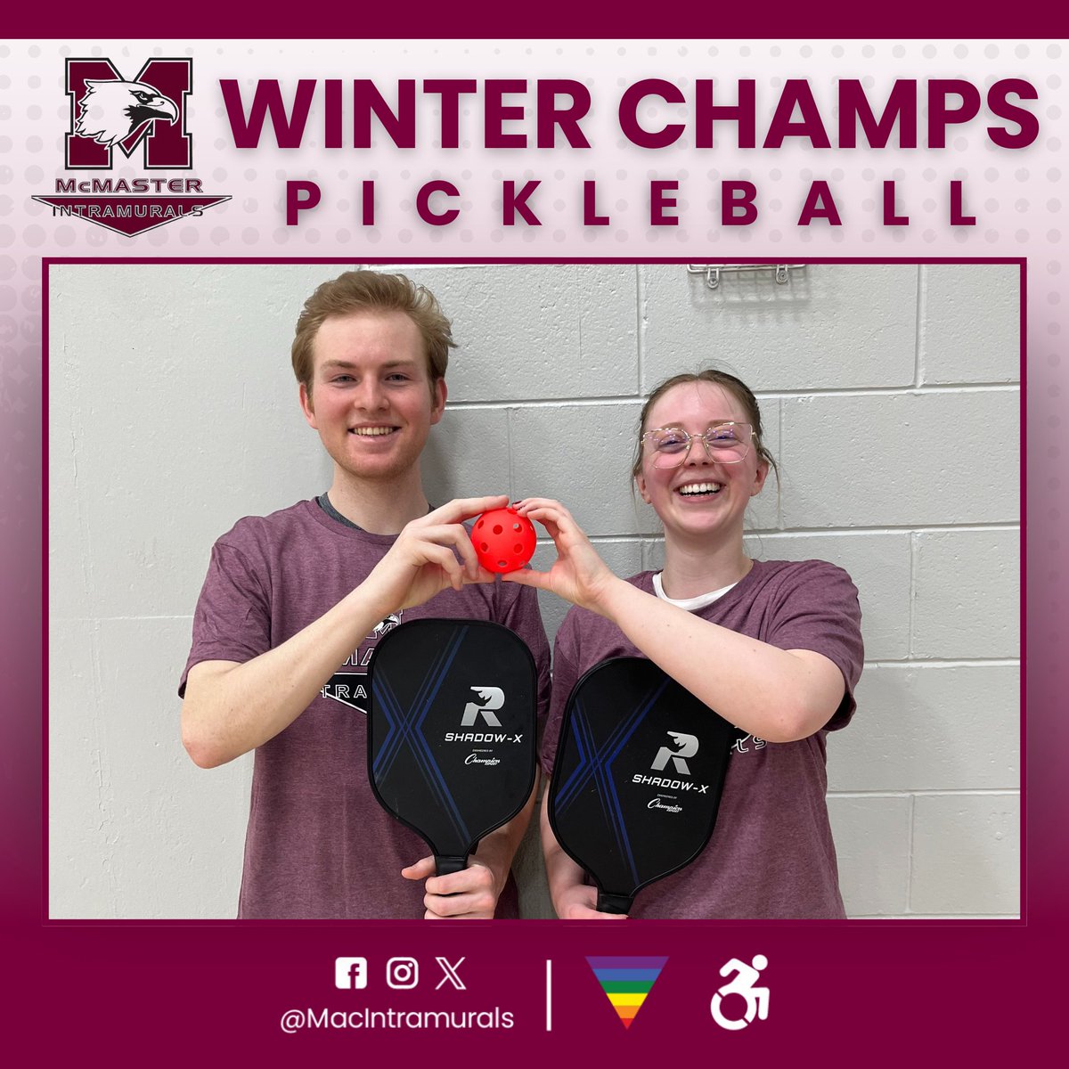 MacIntramurals's tweet photo. Congratulations to our Winter 2025 CHAMPIONS from Badminton, Cricket, Pickleball, and Multisport! (4/5)🏏🏸🏆🌟 https://t.co/8g9aTHdih0