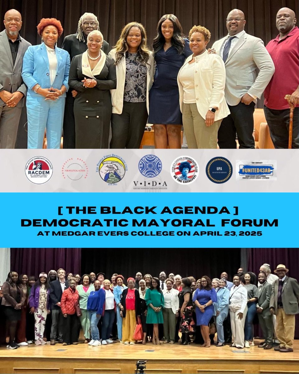 #ICYMI: see our recap of the Black Agenda Democratic Mayoral Candidate Forum! 

🎥8 frontrunner mayoral candidates’ lively discussion on pressing issues, moderated by <a href="/AyanaHarry/">Ayana Harry Dudley</a>⤵️
conta.cc/3YhrxRx

Thanks to all the <a href="/bkdems/">Kings County Democratic County Committee</a> District Leaders &amp; Dem Clubs for leading this!