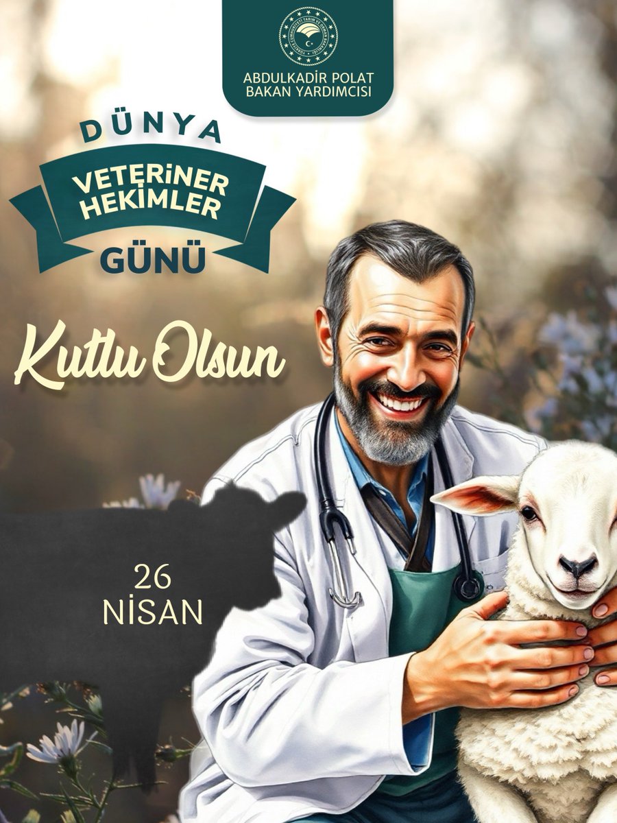 Dünya Veteriner Hekimler Günü kutlu olsun. 

Veteriner hekimlerimiz, üstlendikleri bu kutsal ve zor görevle sadece hayvanların değil, insanlığın da sağlıklı yaşamasını sağlayan isimsiz kahramanlardır.  

Allah’ın dilsiz kullarının en güçlü sesi ve şefkat eli olan, metropolden