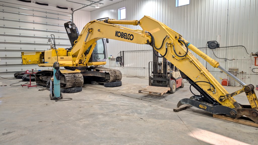 Waiting for the ground to dry, might as well get the hoe ready!