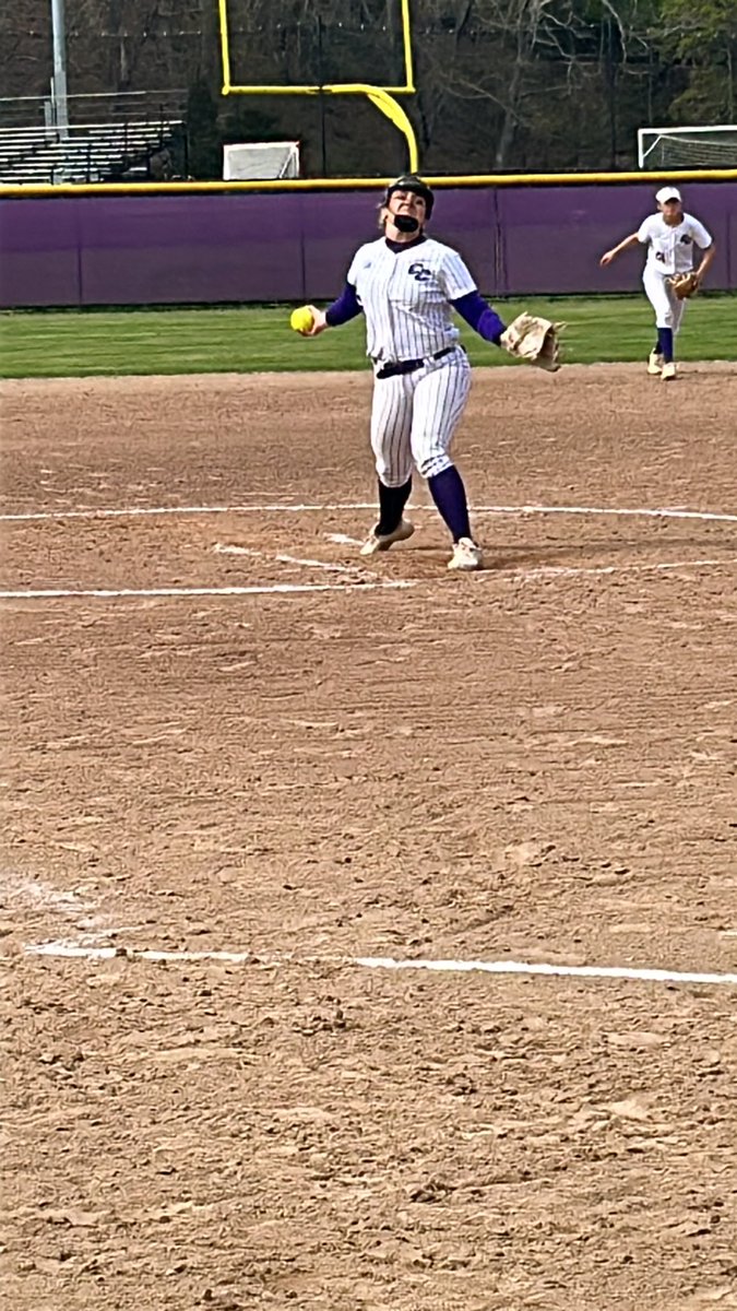 Big softball doubleheader here in Milton.  Colonels up 4-1 top of the fifth.  Ana Tsonis with a 2-run bomb!!  Jilly with 9K’s on the mound!  Let’s go Curry.