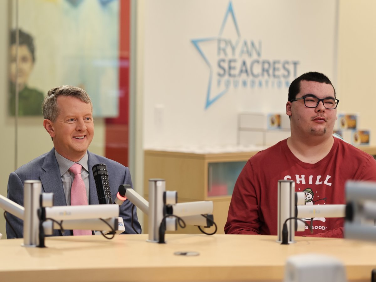 Ryan Seacrest Foundation (@ryanfoundation) on Twitter photo This is ... the best day ever? Thank you <a href="/KenJennings/">Ken Jennings</a> for showing us how to play like the pros and turning <a href="/ChildrensNatl/">Children's National Hospital 🏥</a> into the Jeopardy stage! This is ... the best day ever? Thank you <a href="/KenJennings/">Ken Jennings</a> for showing us how to play like the pros and turning <a href="/ChildrensNatl/">Children's National Hospital 🏥</a> into the Jeopardy stage!
