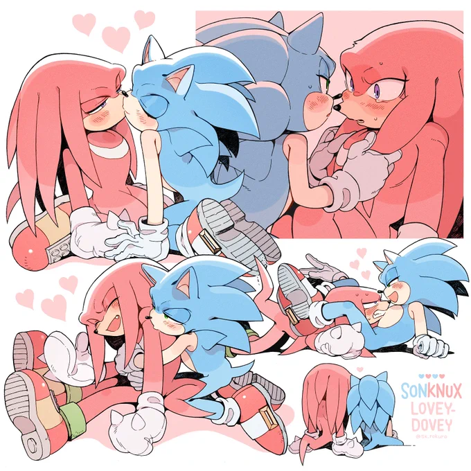 lovey-dovey#sonic #sonknux 