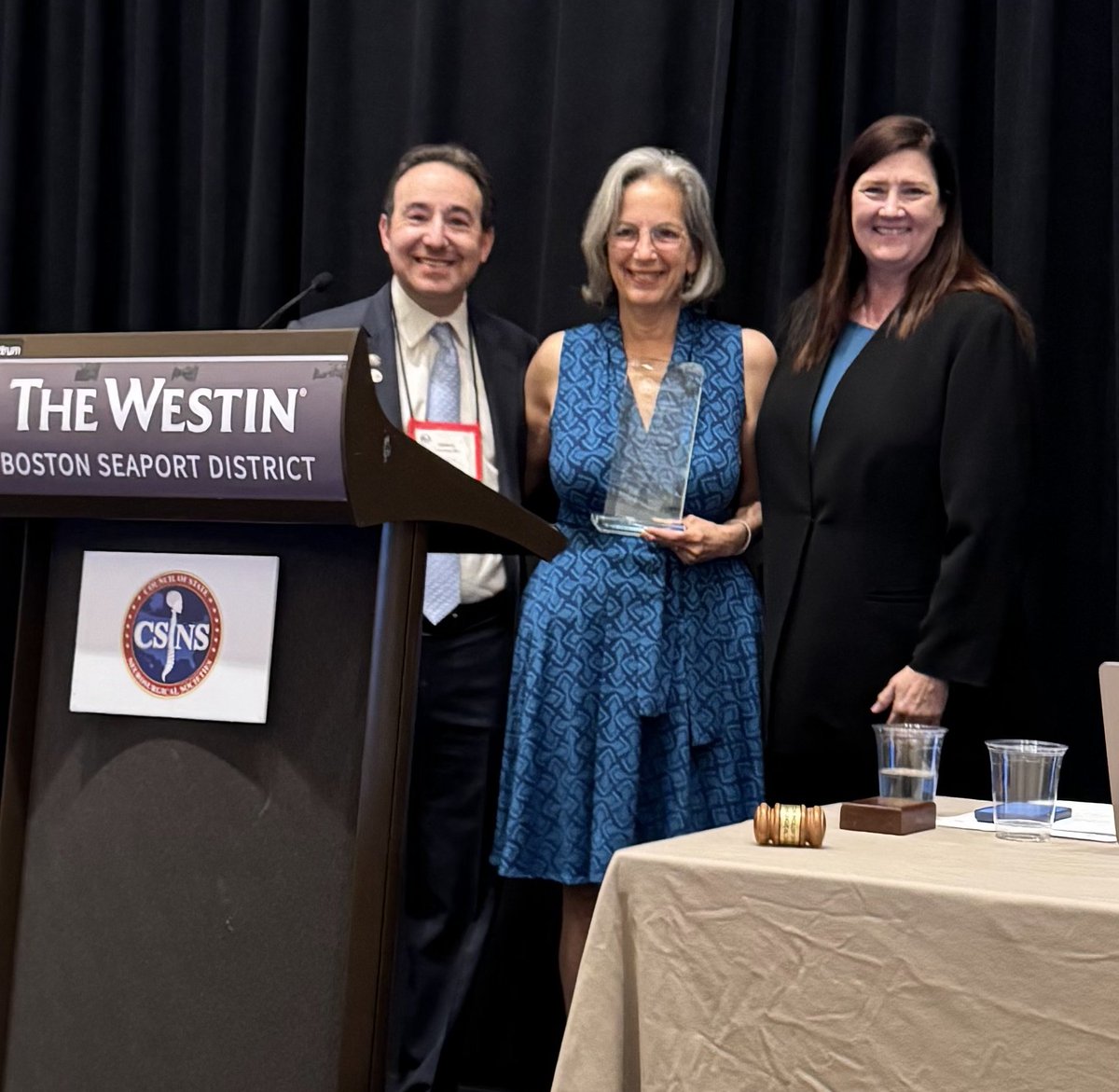 CSNS (@councilsns) on Twitter photo Congrats to Dr Deborah Benzil for receiving the Leibrock Lifetime Achievement Award from the <a href="/councilsns/">CSNS</a>
Thank you for over 2 decades of trailblazing service to the Council and <a href="/neurosurgery/">Neurosurgery</a> !
#aans2025 <a href="/AANSNeuro/">AANS</a> <a href="/CNS_Update/">CNS</a> <a href="/ClevelandClinic/">Cleveland Clinic</a> Congrats to Dr Deborah Benzil for receiving the Leibrock Lifetime Achievement Award from the <a href="/councilsns/">CSNS</a>
Thank you for over 2 decades of trailblazing service to the Council and <a href="/neurosurgery/">Neurosurgery</a> !
#aans2025 <a href="/AANSNeuro/">AANS</a> <a href="/CNS_Update/">CNS</a> <a href="/ClevelandClinic/">Cleveland Clinic</a>