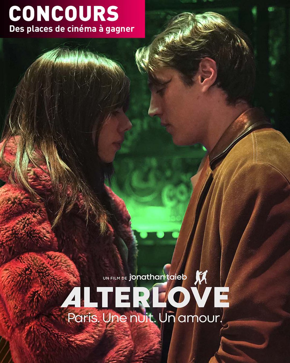 #CONCOURS🎬 Tentez de remporter 2 places pour ALTERLOVE de Jonathan Taïeb, actuellement en salles !

Pour jouer : RT + follow <a href="/UniversCine/">UniversCiné</a> !