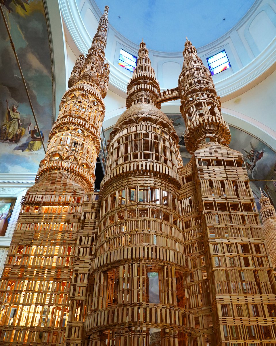 TOMORROW at 10AM ET... it's all coming down!! 😄 130,000 planks, 5 months of work, and an epic collab with Raffaele Salvoldi and KaplaBen!