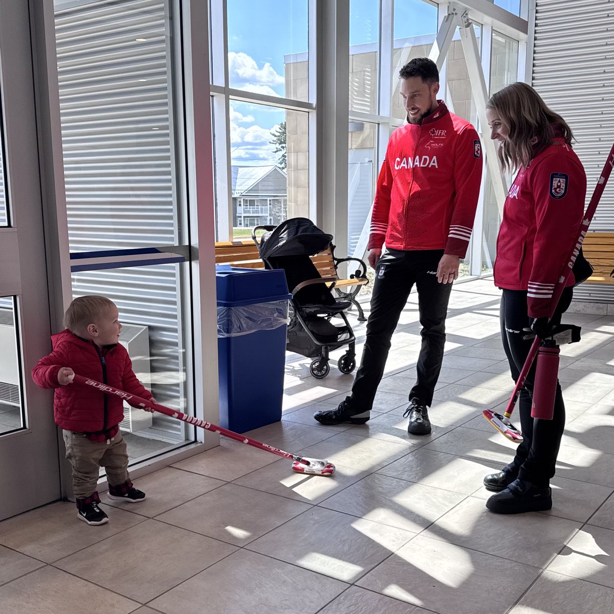 Curling Canada (@curlingcanada) on Twitter photo Did you know that <a href="/PetermanGallant/">Team Peterman/Gallant</a> brought an alternate to the World Mixed Doubles? Luke is ready to play at any time! 👶 🥌 🧹 
#WMDCC Did you know that <a href="/PetermanGallant/">Team Peterman/Gallant</a> brought an alternate to the World Mixed Doubles? Luke is ready to play at any time! 👶 🥌 🧹 
#WMDCC