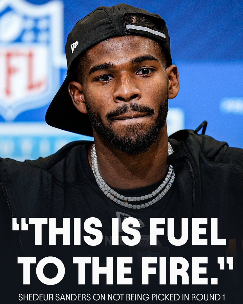 Shedeur Sanders remains motivated going into Day 2 of the #NFLDraft