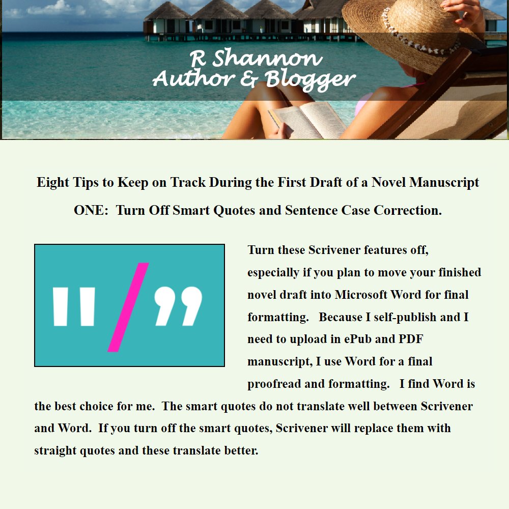RShannonAuthor's tweet image. 🖨️ 🖋️📇      KDP FORMATTING TIPS     📇🖋️🖨️
How to Turn off Smart Quotes?  It makes Proofreading much easier.
readfirstchapter.com/eight-tips-for…
#kdpformatting, #ebookformatting, #wordformatting, #kindleformatting,