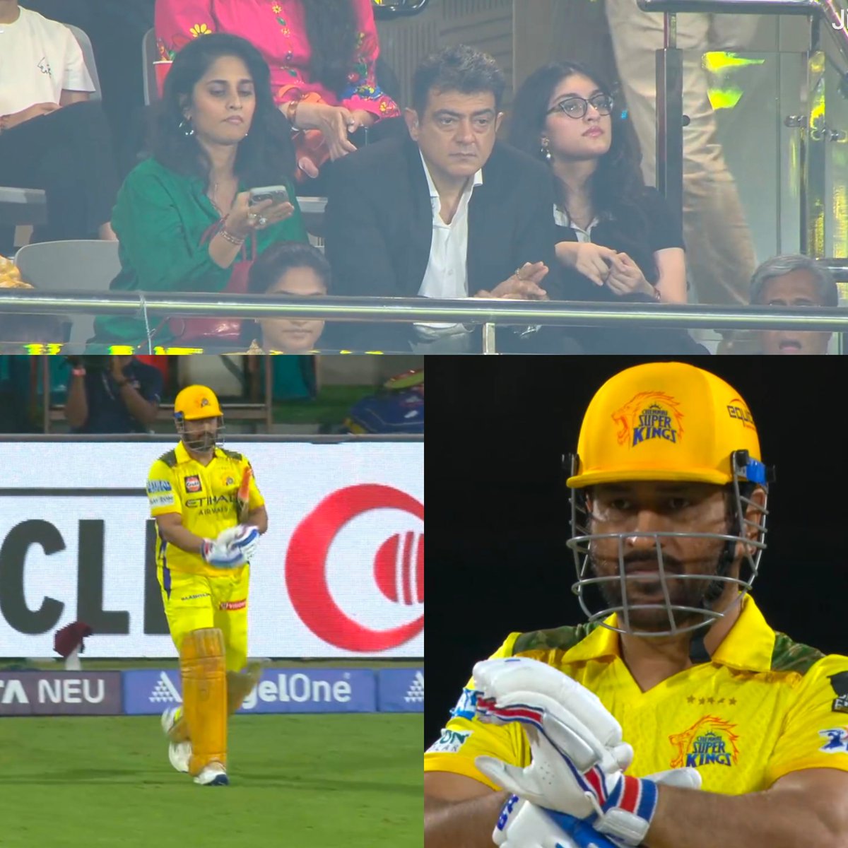 Ms Dhoni is on ground 
#CSKvsSRH