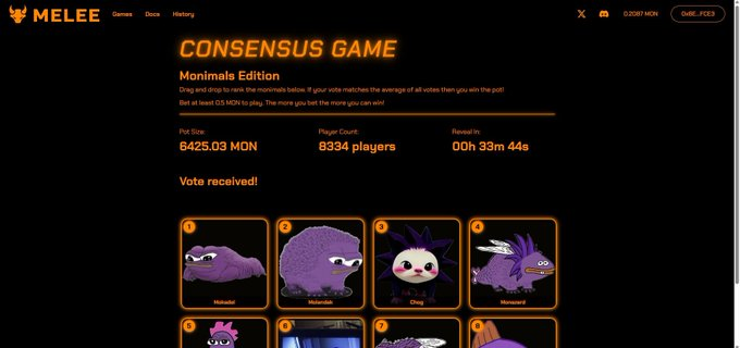 CofixDEX's tweet photo. @inconetwork @melee_game @monad_xyz VOTED https://t.co/xRF96lMzBG