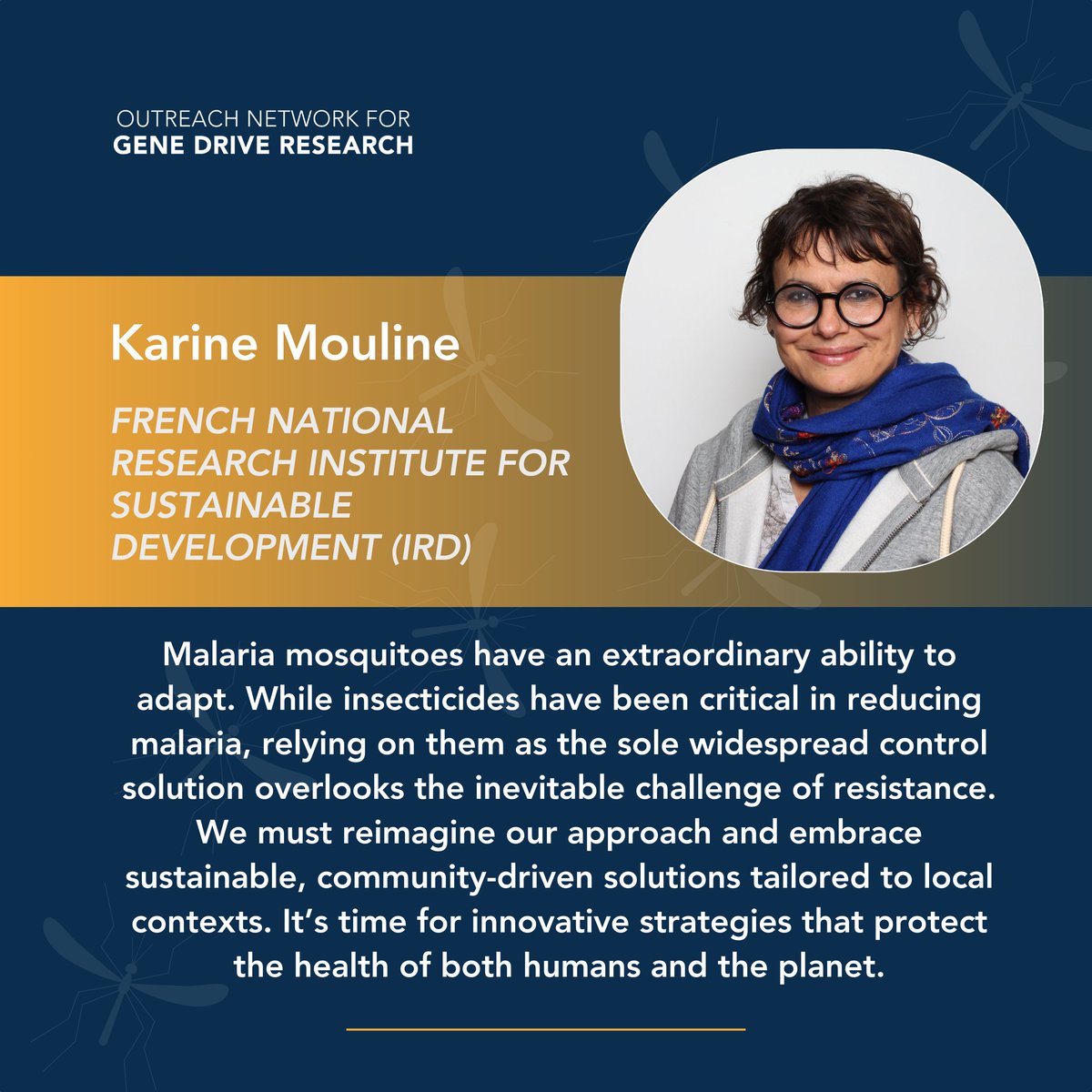 Insecticide resistance is growing, but a malaria-free future is still possible with innovative, community-driven solutions.

On #WMD2025, Karine Mouline <a href="/ird_fr/">IRD.fr</a> shares why it's time to reimagine the fight against #malaria — for people and the planet. 🌍⬇️

#MalariaEndsWithUs