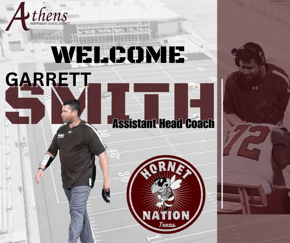 Coach Garrett Smith (@coachgarrettsm1) on Twitter photo So excited to announce that I have accepted an opportunity to join the #SWARM <a href="/HornetAthens/">Athens Football</a> Football as the Assistant Head Football Coach.
Grateful for my time in Canton! Thank you to <a href="/Coaching4God/">Heath Ragle</a> for all of the support over the last few years! So excited to announce that I have accepted an opportunity to join the #SWARM <a href="/HornetAthens/">Athens Football</a> Football as the Assistant Head Football Coach.
Grateful for my time in Canton! Thank you to <a href="/Coaching4God/">Heath Ragle</a> for all of the support over the last few years!