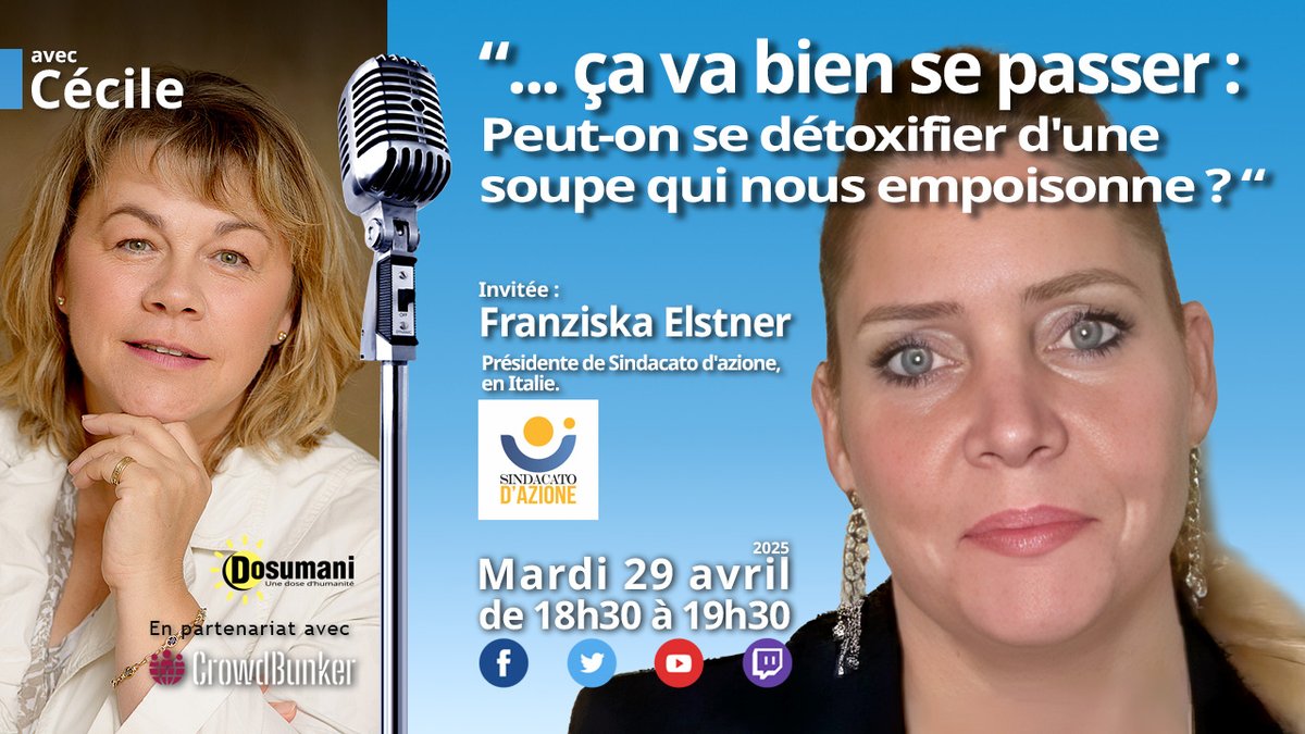 Dans l'émission "...ça va bien se passer" du 29 avril, Peut-on se détoxifier d'une soupe qui nous empoisonne ?