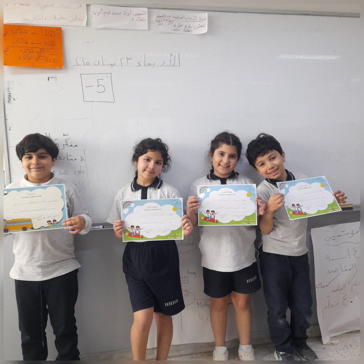 Rana Kassab (@ranakassab10) on Twitter photo #قراءة القصص تفتح أبواب الخيال وتنمّي الفكر واللّغة."
توزيع شهادات تقدير على المتعلّمين
#منصّة نهلة وناهل
فخورةٌ بكم❤️
#متعلّمو الصّف الثّالث الأساسي
<a href="/Hhhsinfo/">Houssam Hariri HS</a>
<a href="/dina_jradi/">Dina Jradi</a> <a href="/lamaarabi1/">lama arabi</a>
<a href="/TawilNoor/">Noor Taweel</a> #قراءة القصص تفتح أبواب الخيال وتنمّي الفكر واللّغة."
توزيع شهادات تقدير على المتعلّمين
#منصّة نهلة وناهل
فخورةٌ بكم❤️
#متعلّمو الصّف الثّالث الأساسي
<a href="/Hhhsinfo/">Houssam Hariri HS</a>
<a href="/dina_jradi/">Dina Jradi</a> <a href="/lamaarabi1/">lama arabi</a>
<a href="/TawilNoor/">Noor Taweel</a>