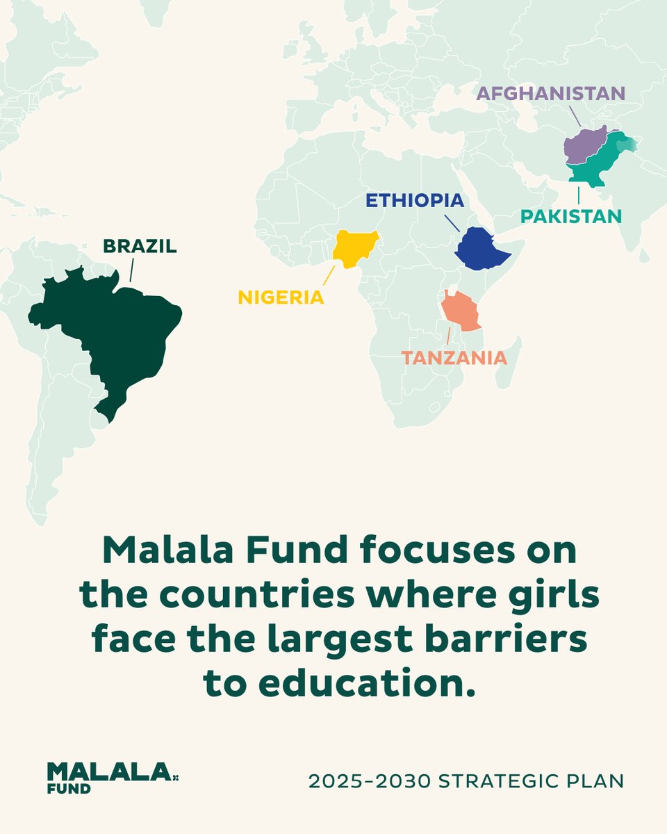 MalalaFund's tweet image. For Malala Fund, grantmaking 🟰 partnership. We're not just funders — we back our partners' strategies, tactics & ability to shape policies that generate the most impact for girls.
More about Malala Fund's grantmaking model malala.org/grantmaking ↩️