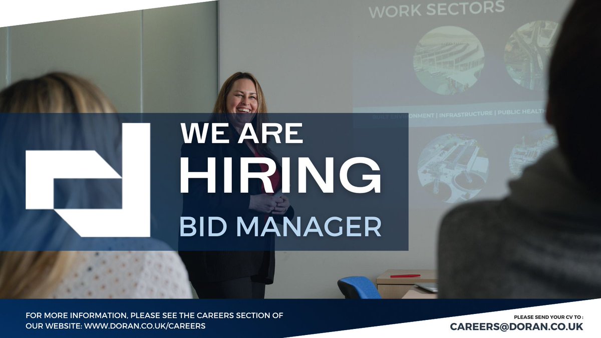 We’re hiring a Bid Manager at Doran Consulting

Join a leading independent multi-disciplinary engineering consultancy, aiding us to win projects across the UK &amp; Ireland.

📩 For more info: doran.co.uk/bid-manager