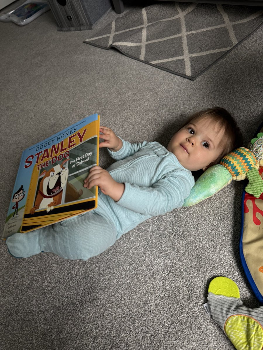 FixItFowler42's tweet image. Hey Uncle @mrBobbyBones! Can’t read yet but I like the pictures! My daddy was sure to tell me about Eller and Dusty too! Puppy dogs are my favorite! @bobbybonesshow
Love,
Gabriel